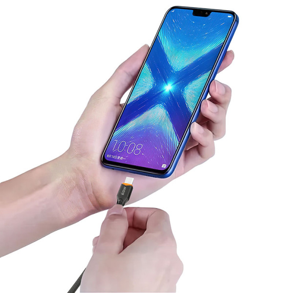 Cabo de carregamento de celular trançado PD60W