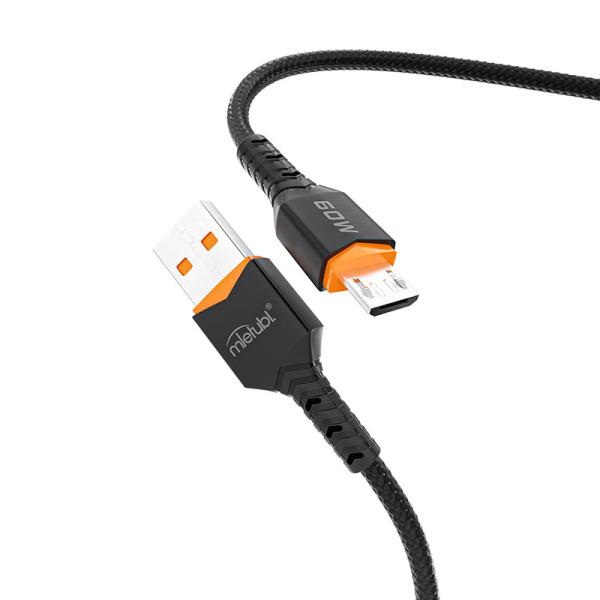 Cabo de carregamento de celular trançado PD60W