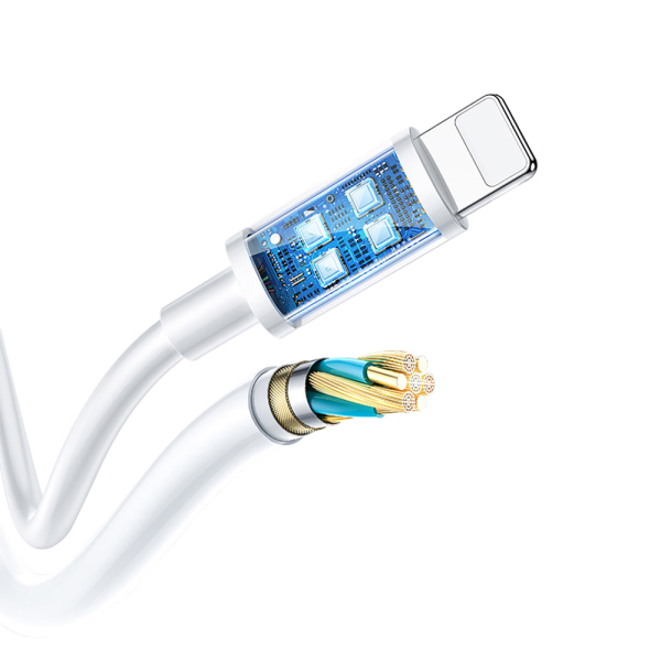 Cabo de dados de carregamento rápido PD20W TYPE C-Lightning