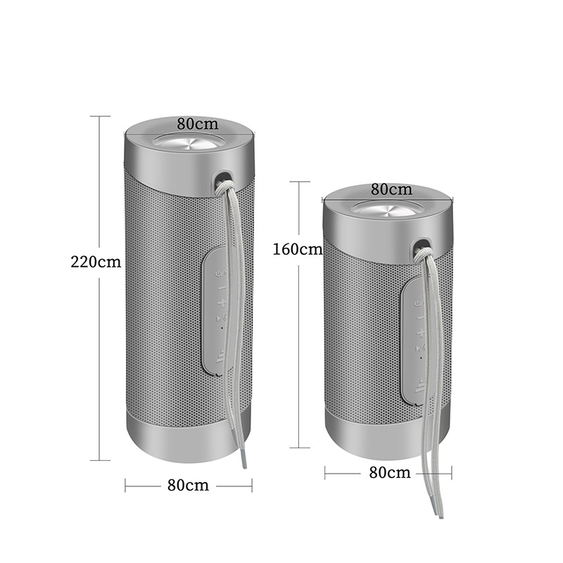 Alto-falante Bluetooth portátil com luz LED