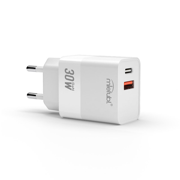 Carregador de celular GaN de porta dupla 30W