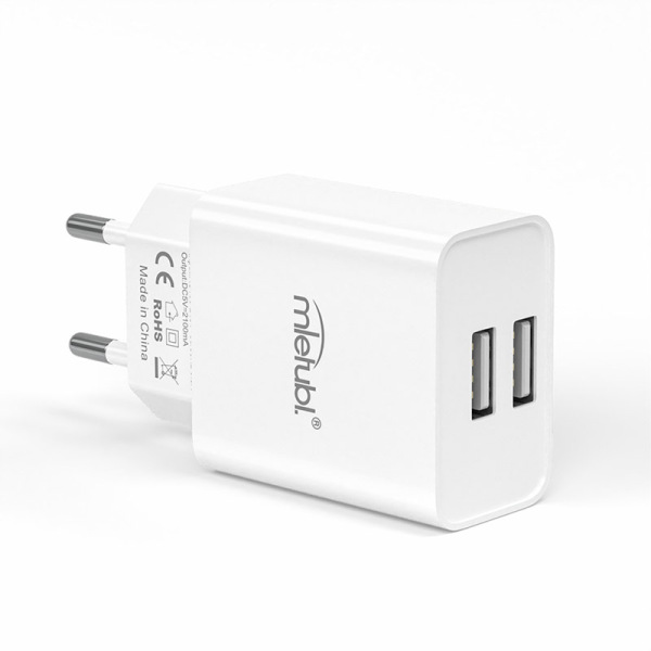 Carregador de parede USB duplo 2.1A